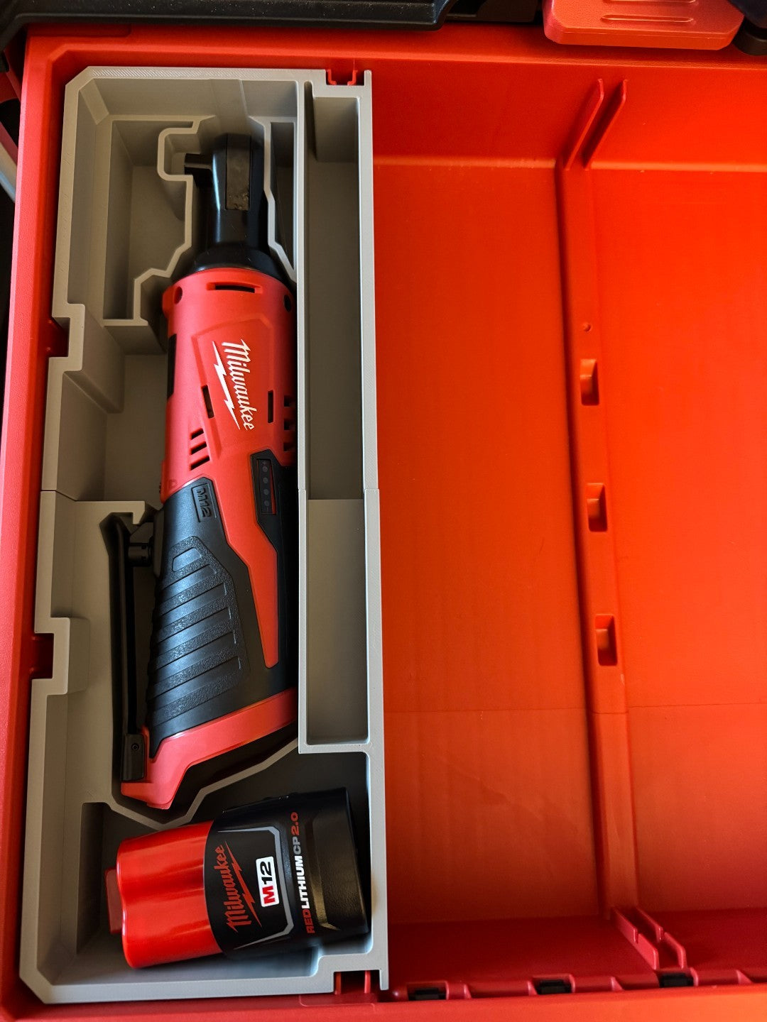 M12 38 Ratchet Milwaukee Packout Organizer Tool Storage