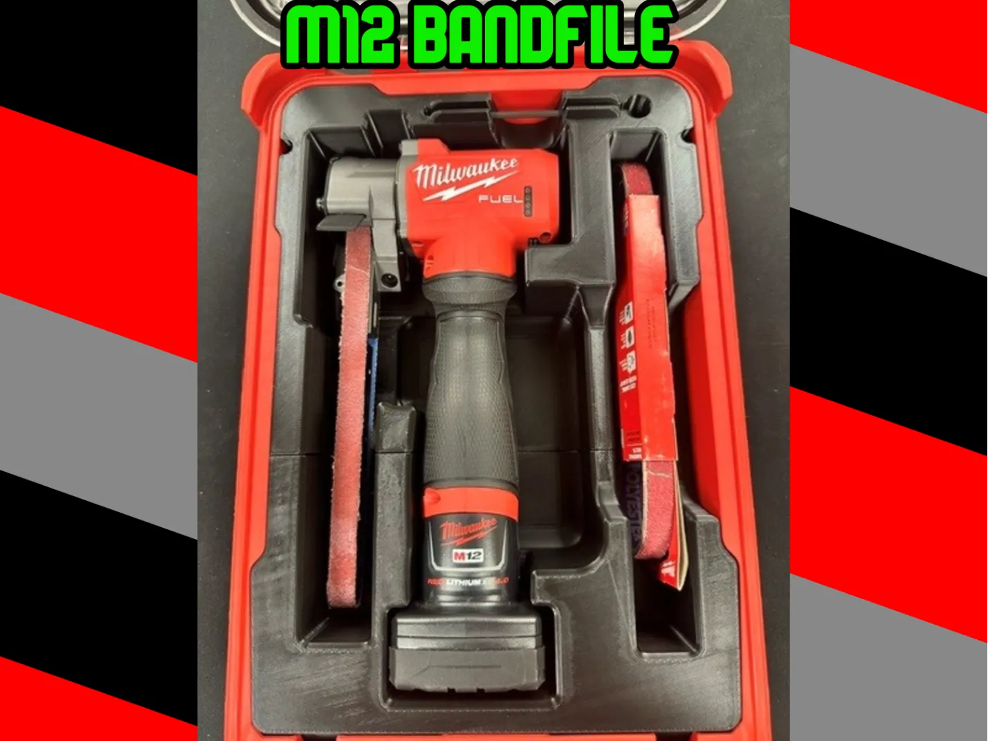 Milwaukee Packout Insert - M12 Bandfile