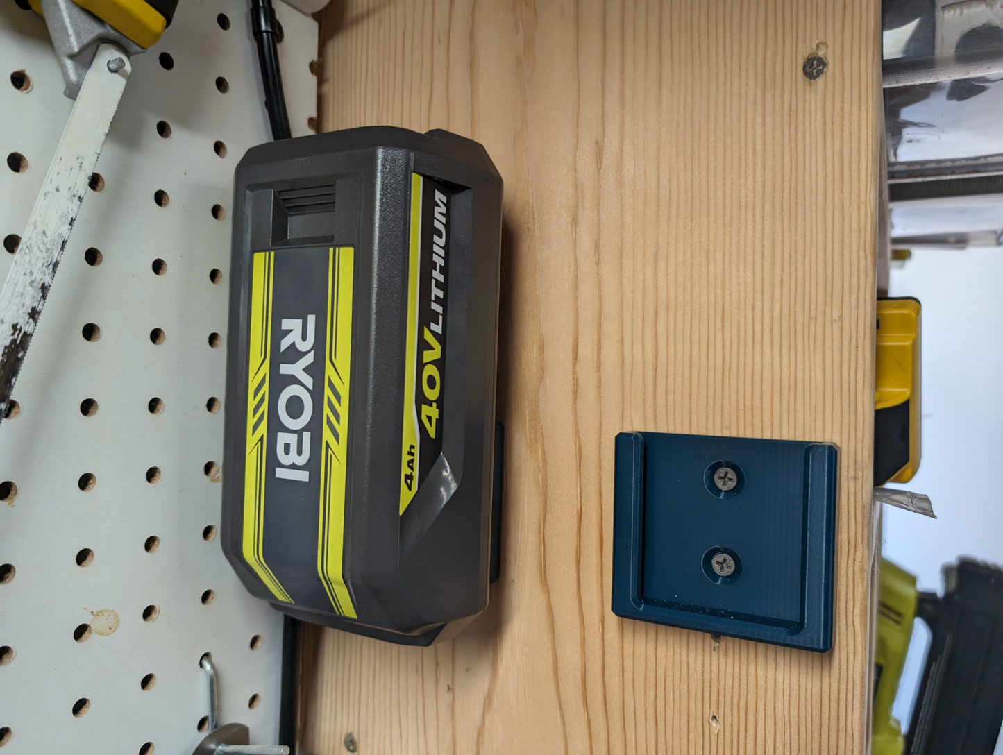 Ryobi 40V Battery Wall Mount