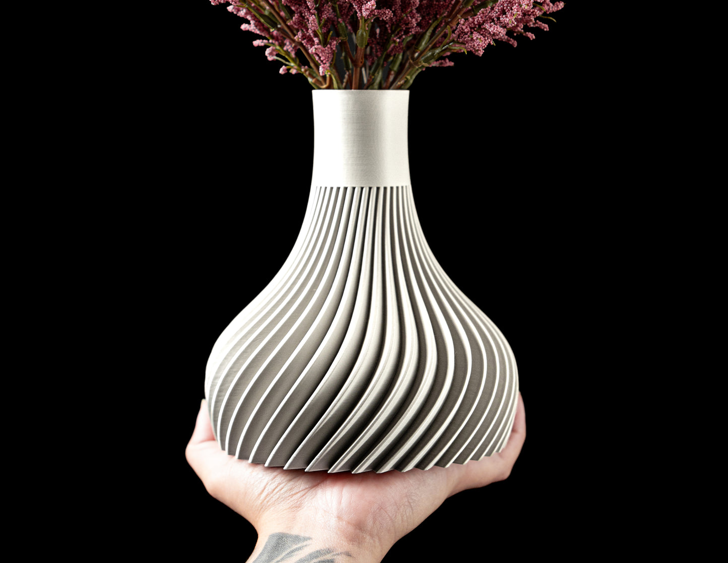 Ridged Vase