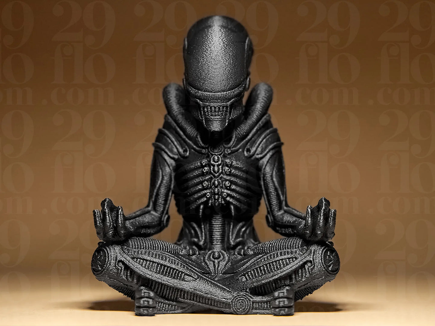 Meditating Xenomorph Figurine