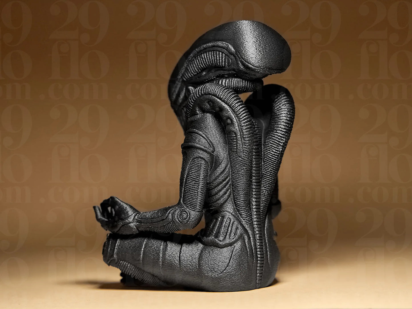 Meditating Xenomorph Figurine