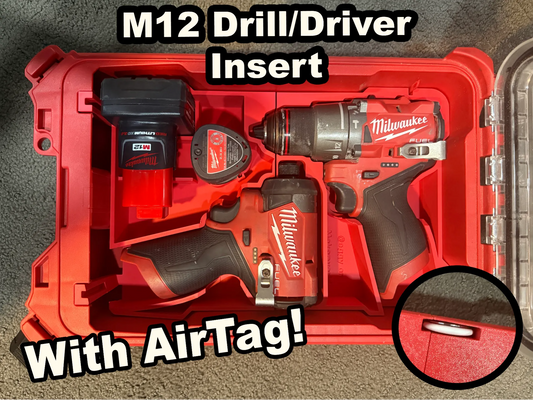 M12 Gen 3 DrillDriver & Batteries Packout Insert