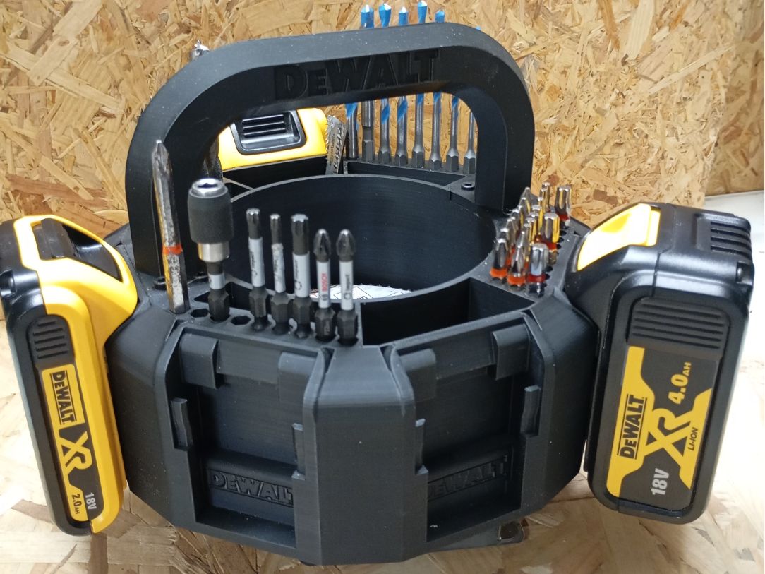 DeWalt Handle Case - 8 Battery Holder Accessories