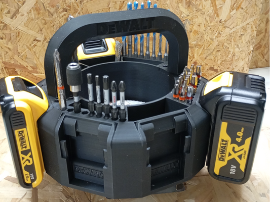 DeWalt Handle Case - 8 Battery Holder Accessories