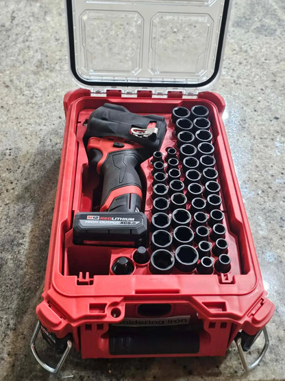 Milwaukee Packout Insert M12 Impact Wrench 3/8" Socket Holder
