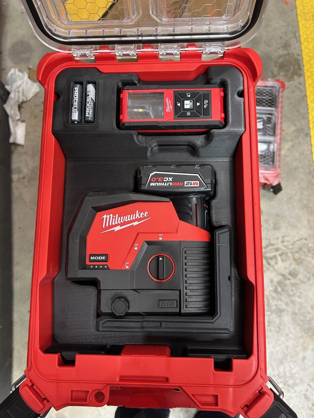 Milwaukee Packout Laser Line Meter Storage Insert