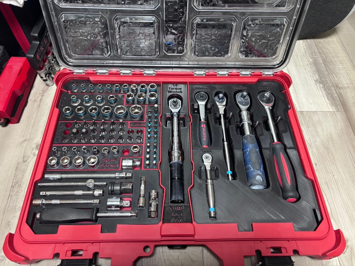 Milwaukee Packout Socket Wrench Tool Box Insert