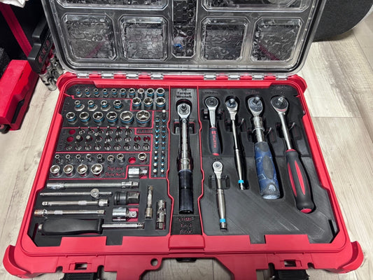 Milwaukee Packout Socket Wrench Tool Box Insert