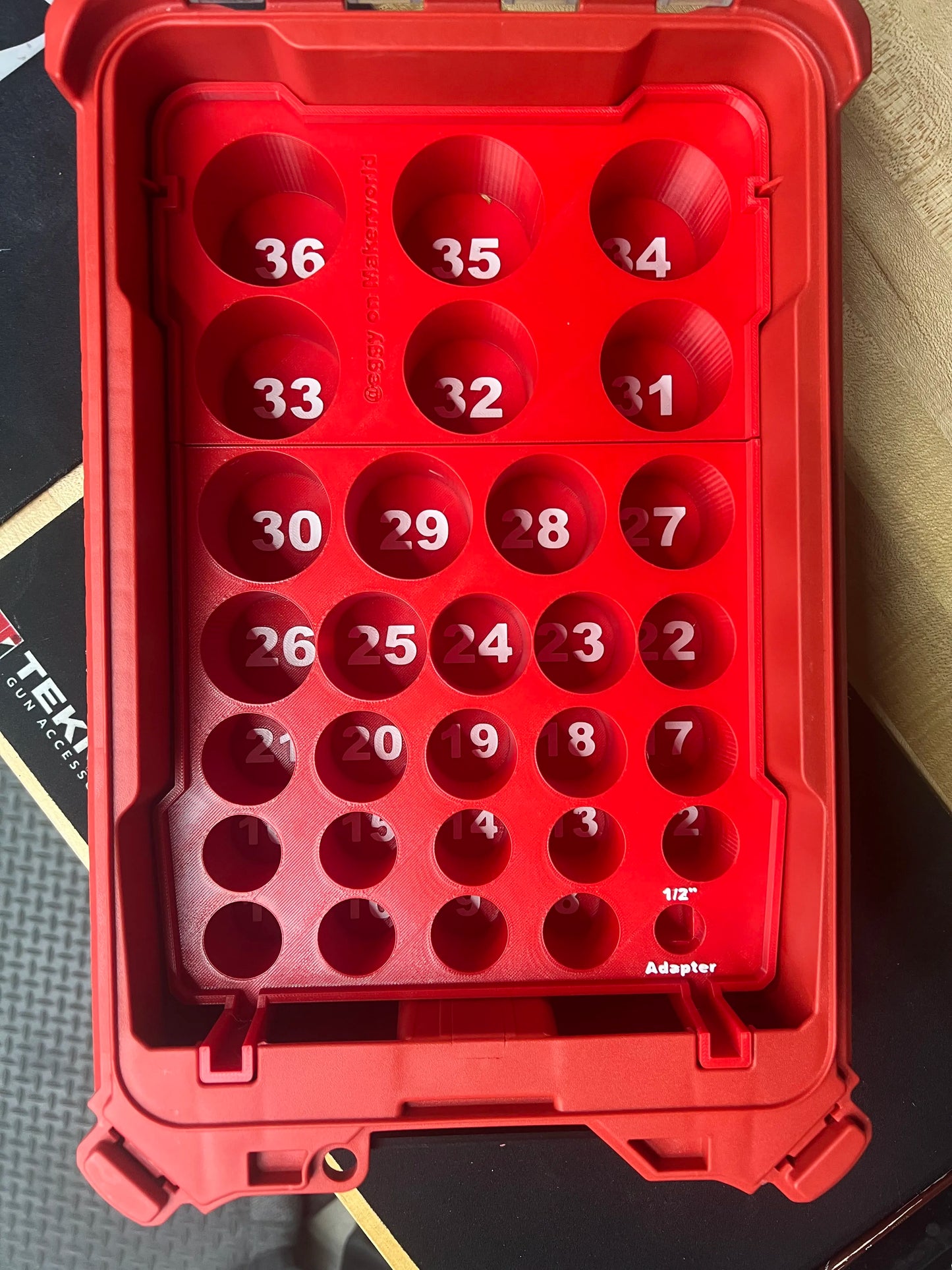 Milwaukee 12 29PC Deep METRIC Socket Packout Ins