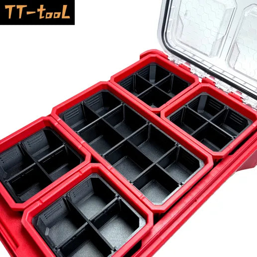 Add-On Parts Bin Insert System Milwaukee 48-22-8435 and 48-22-8430 PACKOUT Organizers