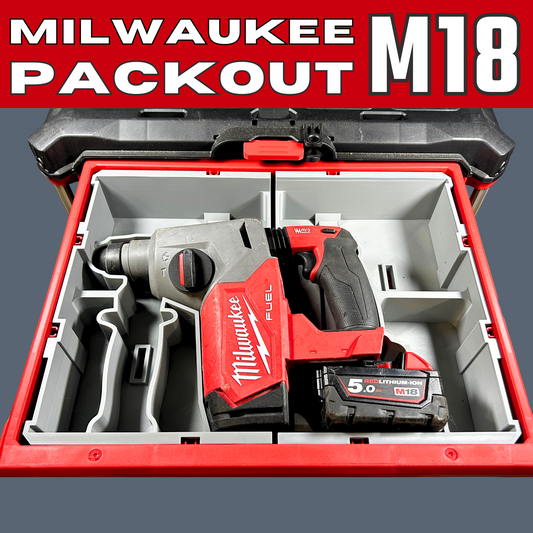 Milwaukee PACKOUT M18 Hammer & Battery Insert