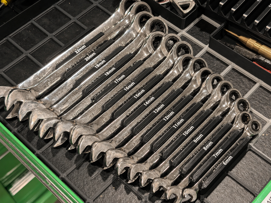 16 Wrench SAE and Metric Organizers