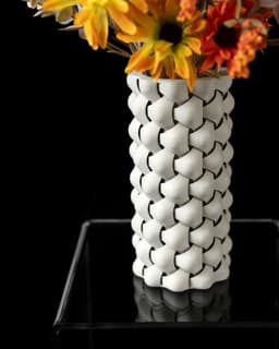 Tri-Weave Flower Vase
