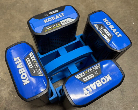 40V Kobalt Battery Caddy