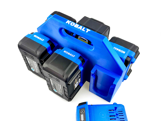 KOBALT Compatible Battery Caddy - 6 Pack