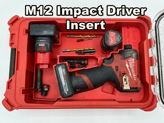 M12 Gen 3 Impact & Batteries Packout Insert