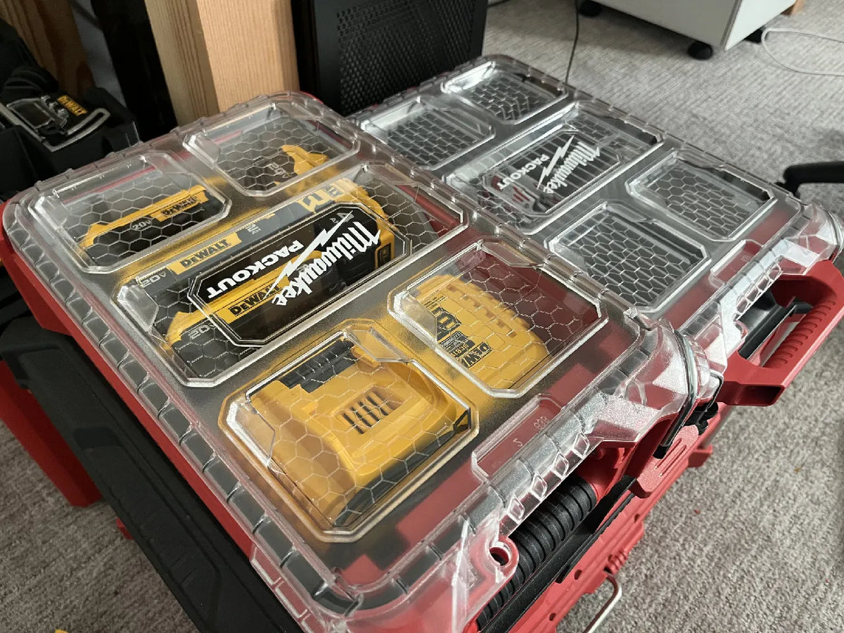 Milwaukee Packout Dewalt Battery Holder