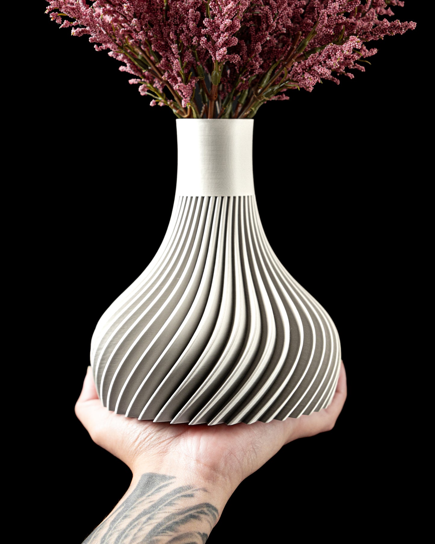 Ridged Vase