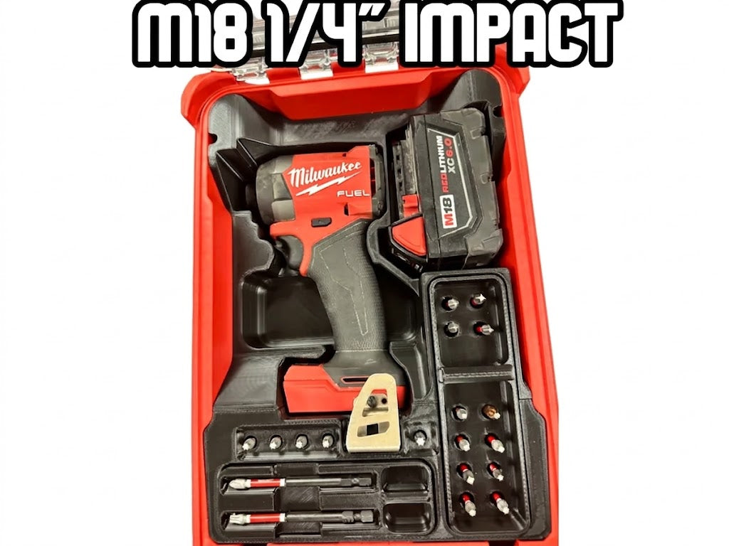 Milwaukee Packout Insert - M18 1/4" Impact