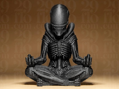 Meditating Xenomorph Figurine